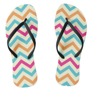 Muster Colorfull Stilvoll Geometrisch Vintag Badesandalen