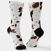 Muster-Crew-Socken für Tiere Socken (Gewinkelt)