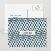 Muster danke Ihnen Postkarten (Vorne/Hinten)