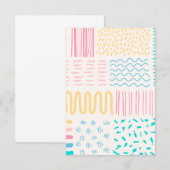 Muster Dankeskarte (Vorne/Hinten)