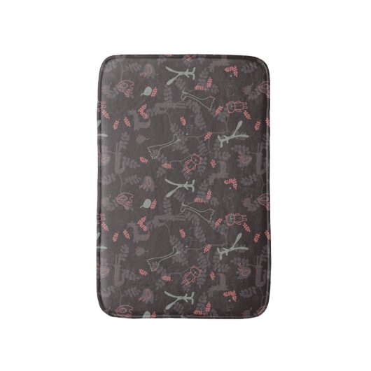 Muster, das Babytiere 1 anzeigt Badematte (Vorderseite Vertikal)