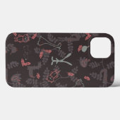Muster, das Babytiere 1 anzeigt Case-Mate iPhone Hülle (Rückseite (Horizontal))