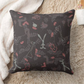 Muster, das Babytiere 1 anzeigt Kissen (Decke)