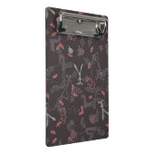 Muster, das Babytiere 1 anzeigt Mini Klemmbrett (Schrägansicht)