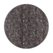 Muster, das Babytiere 1 anzeigt Schneidebrett (Vorderseite)