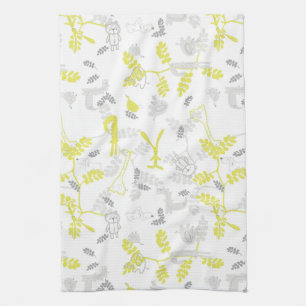 Muster, das Babytiere 2 anzeigt Küchentuch