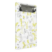 Muster, das Babytiere 2 anzeigt Mini Klemmbrett (Schrägansicht)