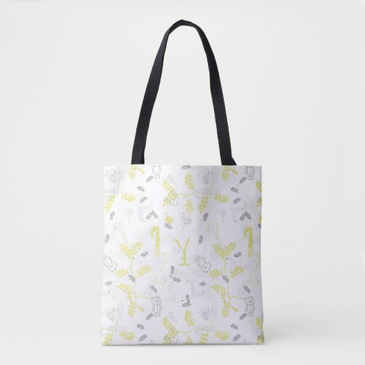 Muster, das Babytiere 2 anzeigt Tasche (Vorderseite)