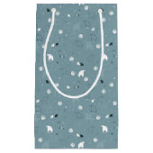 Muster, das ein niedliches polares anzeigt kleine geschenktüte (Vorderseite)