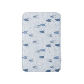 Muster, das einen Grizzlybären kennzeichnet Badematte (Vorderseite Vertikal)