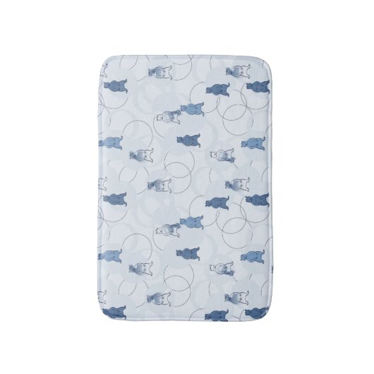 Muster, das einen Grizzlybären kennzeichnet Badematte (Vorderseite Vertikal)