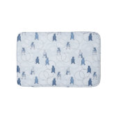 Muster, das einen Grizzlybären kennzeichnet Badematte (Vorderseite)