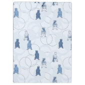 Muster, das einen Grizzlybären kennzeichnet Klemmbrett (Rückseite)