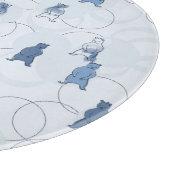 Muster, das einen Grizzlybären kennzeichnet Schneidebrett (Ecke)