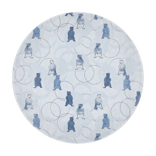 Muster, das einen Grizzlybären kennzeichnet Schneidebrett (Vorderseite)