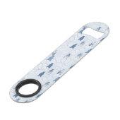 Muster, das einen Grizzlybären kennzeichnet Speedflaschenöffner (Vorderseite Schrägansicht)