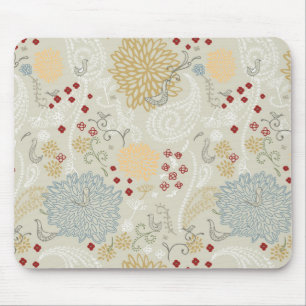 Muster, das gelockten Garten anzeigt Mousepad