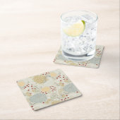 Muster, das gelockten Garten anzeigt Rechteckiger Pappuntersetzer (Vor Ort)