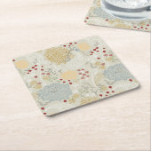 Muster, das gelockten Garten anzeigt Rechteckiger Pappuntersetzer (angewinkelt)