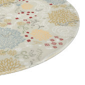 Muster, das gelockten Garten anzeigt Schneidebrett (Ecke)