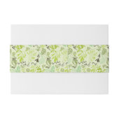 Muster, das kleine Vogelbabys anzeigt Einladungsbanderole (Rückseitenbeispiel)