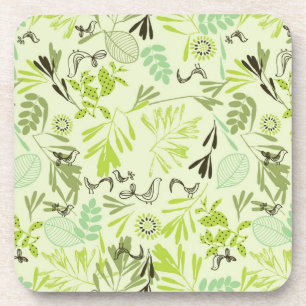 Muster, das kleine Vogelbabys anzeigt Getränkeuntersetzer