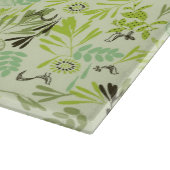 Muster, das kleine Vogelbabys anzeigt Schneidebrett (Ecke)