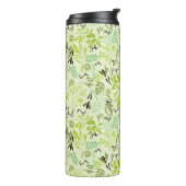 Muster, das kleine Vogelbabys anzeigt Thermosbecher (Nach links gedreht)