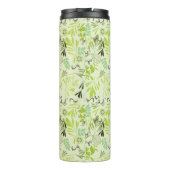 Muster, das kleine Vogelbabys anzeigt Thermosbecher (Rückseite)