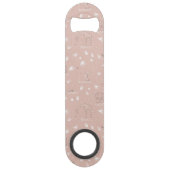 Muster, das niedliche Babydschungeltiere anzeigt Speedflaschenöffner (Rückseite)