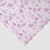 Muster, das Vintage Babytiere anzeigt Seidenpapier (Ausschnitt)