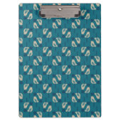 Muster, das Vögel anzeigt Klemmbrett (Vorderseite)