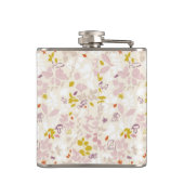 Muster, das wunderliche Tiere anzeigt Flachmann (Rückseite)