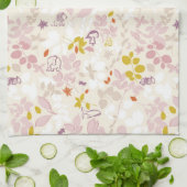 Muster, das wunderliche Tiere anzeigt Handtuch (Gefaltet)