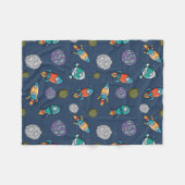 Muster-Decken für Raumschiffe Fleecedecke (Vorderseite (Horizontal))