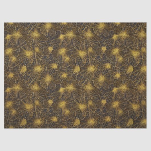 Muster-Decoupage für Gold-getippte Petals Seidenpapier (Vorderseite)