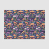 Muster-Decoupage von Funky Mushrooms Seidenpapier (Vorderseite)
