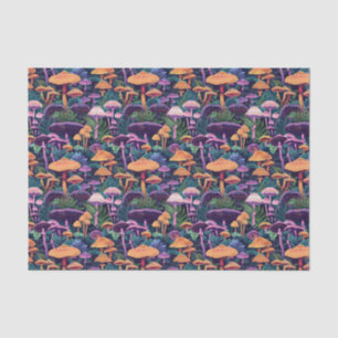 Muster-Decoupage von Funky Mushrooms Seidenpapier