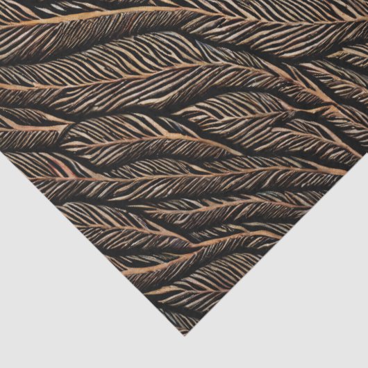 Muster-Dekoupage des Wave-Blätter Seidenpapier (Detail)