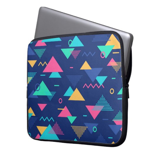 Muster der 1980er Jahre Laptopschutzhülle (Vorderseite Links)