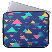 Muster der 1980er Jahre Laptopschutzhülle (Vorderseite)