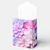 Muster der 3D-Blume von Pastell Geschenkschachtel (Geöffnet)