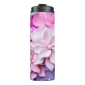Muster der 3D-Pastell-Blume Thermosbecher (Vorderseite)