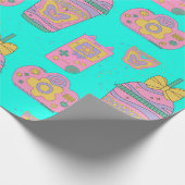 Muster der 90er geschenkpapier (Ecke)