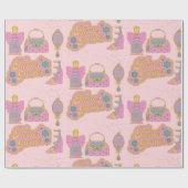 Muster der 90er Jahre Geschenkpapier (Flach)