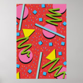 Muster der 90er-Jahre Poster (Vorne)