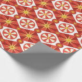 Muster der Abstrakten geometrischen Sternexplosion Geschenkpapier (Ecke)