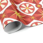 Muster der Abstrakten geometrischen Sternexplosion Geschenkpapier (Rolleneckpunkt)