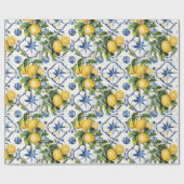 Muster der Amalfi-Küste Geschenkpapier (Flach)