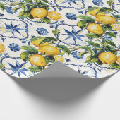 Muster der Amalfi-Küste Geschenkpapier (Ecke)